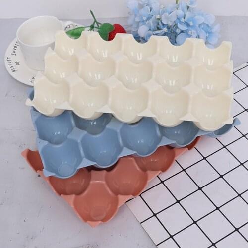 1Pc Eggs Kitchen Chicken Egg Storage Box Organizer Refrigerator Storing Egg Container Holder Case Stand Racks Shelf Serving Tray