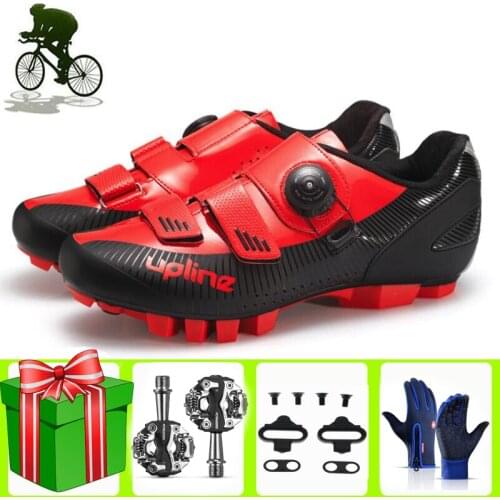 Mountain Bike Shoes SPD Pedals Men Sapatilha Ciclismo Mtb Outdoor Bicycle Sneakers Self-locking Breathable Wear-resistant Shoes