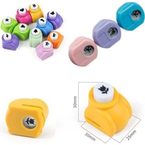 1 PCS Mini Printing Paper Kid Hole Punch Hand Shaper Scrapbook Tags Cards Craft DIY Punch Cutter Tools 8 Styles HOT Handmade