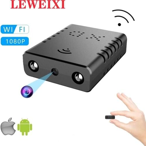 HD Wifi Mini Camera 1080P Home Security Camera Wifi USB Camera Motion Detection Night Vision Recorder Remote View Mini Camera XD