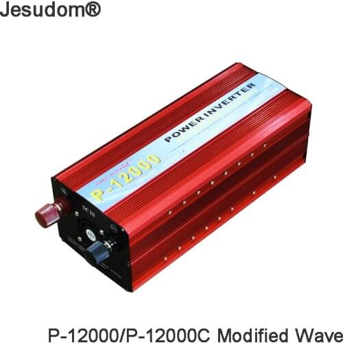 Modified Wave Inverter 12KW 12V 24V 48V 60V 72V DC to 220V AC Convert Voltage Transformer Converter with AC Charger
