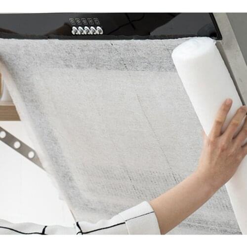 Clean Cooking Nonwoven Oil Absorption Kitchen Supplies Filter Mesh Range Hood Filter Paper roll hood filter paper