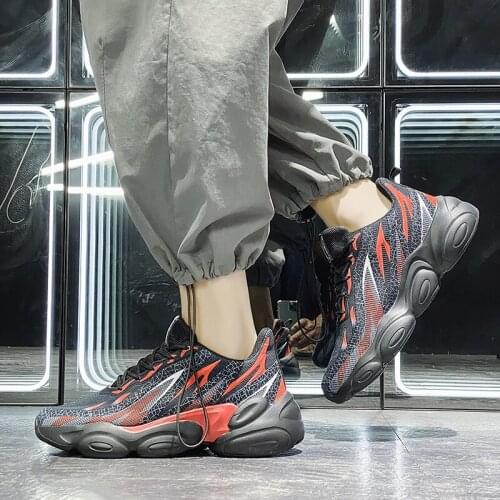 2021 Summer New Lightweight Daddy Shoes Outdoor Breathable Running Shoes Trendy No-slip Hard-wearing Chunky Sneakers Zapatillas