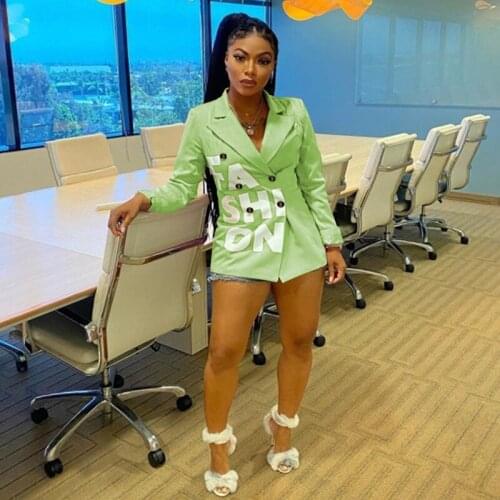 TNNAOFF Fall New Popular Solid Suit Coat for Women Long Sleeve Button Crop Top Fashion Elegant Lounge Wear Office Party Coats