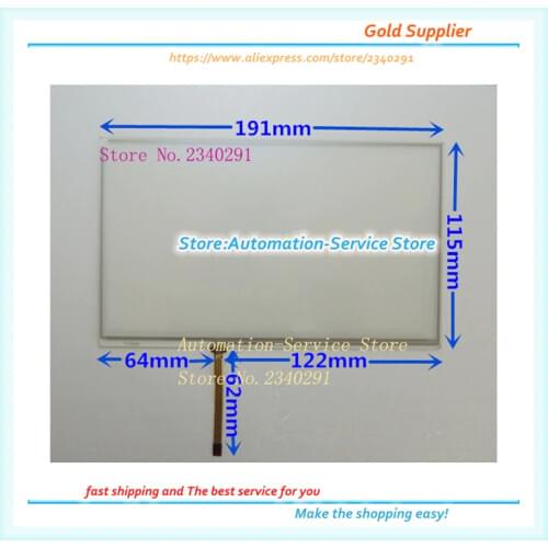 New 8 Inch Touch Screen 191*115 Is Suitable For Vehicle DVD Industrial Touch Screen Navigation Board