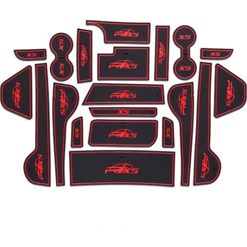 Car Anti-Dirty Pad Door Groove Gate Slot Cup Armrest Storage Pad Anti-Slip Mat For Dongfeng Joyear X5 2013 2014 2015 2016