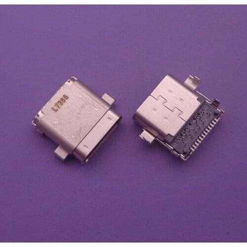 10pcs portable dc jack power cable socket connector port cable charging port for dell xps12 9250 xps12d 9q23 9q33 TYPE-C usb c