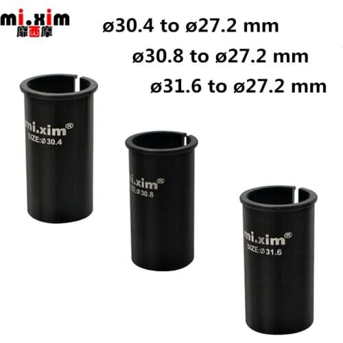 1pcs Alloy Bike Seatpost Shim Sleeve Convert 30.4/30.8/31.6 to 27.2mm Seat Post Tube Adaptor Convertion Super Light