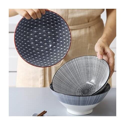 Ramen Bowl, Household Large Bowl, Underglaze Noodle Bowl, Soup Bowl, Noodle Bowl