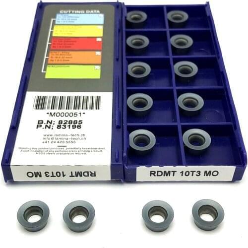 RDMT1204 MO LT30 Indexable turning insert Carbide Insert Milling tool CNC tools Cutting tool RDMT 1204 metal lathe tools