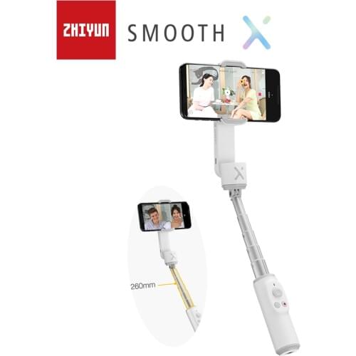 ZHIYUN New SMOOTH X Handheld Phone Gimbals Selfie Stick Stabilizer Palo Smartphones for iPhone Xiaomi Huawei Redmi Samsung