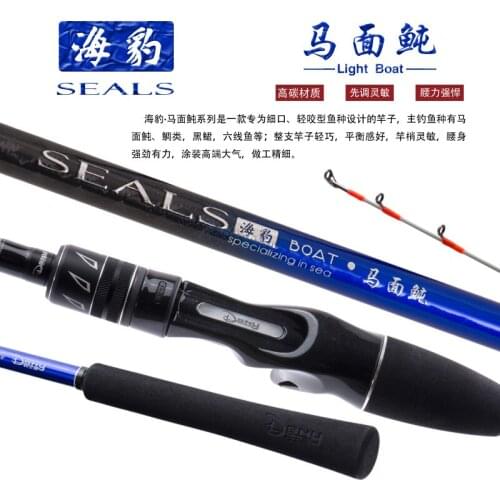 DSNY BOAT ROD 2.0/2.2M SPINGGING/CASTING BOAT ROD ALL FUJI GUIDES AND REEL HIGH CARBON Navodon fishing rod