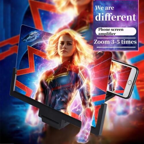 2020 NEW Upgrade 14/12/8inch Mobile Phone Screen Amplifier Video HD Eyes Protection 3D 6D Movie Phone Screen Magnifier for Phone