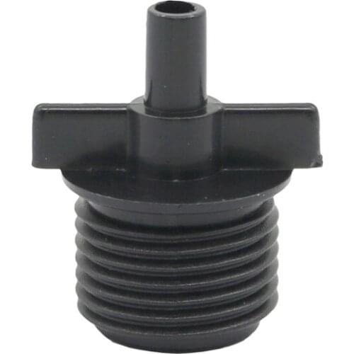 Water Quick Connectors 1/2" Male Thread to 6 mm Agriculture Garden Irrigation Pipe Fittings Atomizing Nozzle Connectors 10 Pcs