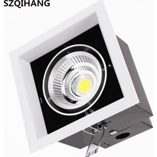 12W/2*12W/3*12W LED Bean Pot Lights AR70 COB Grille Lamp Super Bright Bean Gallbladder Lamp For Indoor CE RoHS Warm Cold White