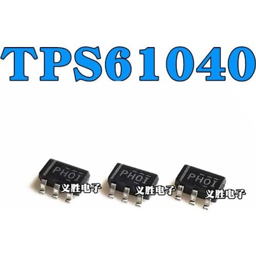 5PCS LDO Regulator Chip TPS61040 TPS61040DBVR PH01 Silk Screen SOT23
