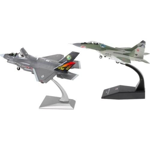 2x 1:72 F-35B Plane 1/100 MIG-29 Fighter Alloy Diecast Army Model Decoration