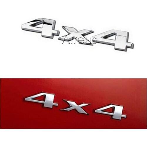 3D 4WD 4x4 Metal Sticker For Fiat Punto 500 Mini Cooper R56 R50 R53 F56 Hyundai Solaris Tucson 2016 I30 IX35 Accent Accessories
