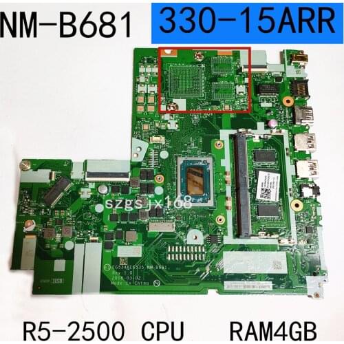 5b20r34278 for lenovo ideapad 330-15arr motherboard eg534 eg535 NM-B681 main board with / R5-2500 4gb-ram 100% fully tested