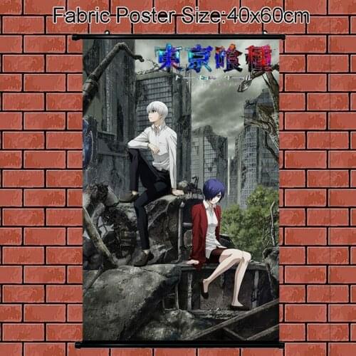Anime Poster Tokyo Ghoul Touka Kirishima Kaneki Ken Wall Scroll Painting Art Prints Home Room Decoration 60*40 90*60