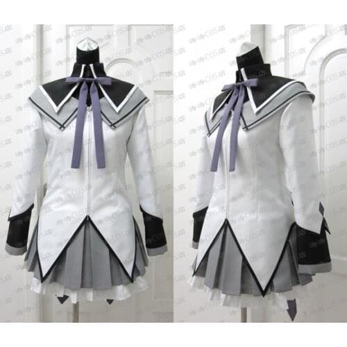 Cosplay Puella tells Madoka Magica black long straight combat gear Kaname Madoka cos bag mail