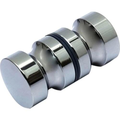 Aluminum Alloy Glass Door Handle 1.1\" Single Bathroom Shower Cabinet Hardware