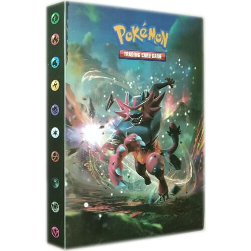240Pcs Toy cards Collectors Pokemons binder Album Toy Holder Pokemones Cards Album Book Top Loaded List Toys Gift for Children