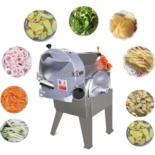 Commercial Electric Cutter Potato Carrot Ginger Processor Slicer Cutting Machine Multifunction Automatic Cutting Machine