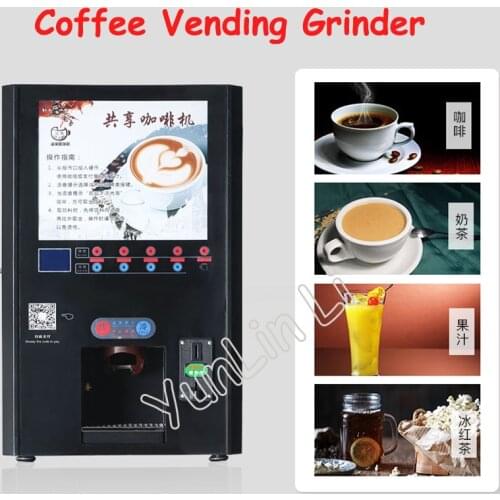 Commercial Coffee Vending Machine Self-service Cold/Hot Beverage Machine Full-automatic Instant Coffee Machine MM801