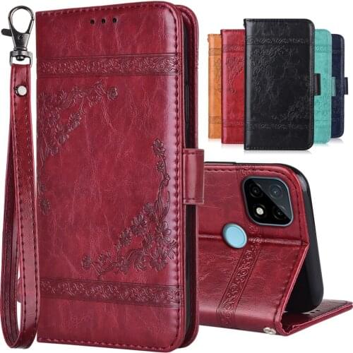 Flower Wallet Flip Leather Case for Realme C3 C3 Q3 i C11 C12 C15 C17 C20 C21 C25 8 Narzo 10 20 30 A Pro V5 V11 V13 V15 GT Cover