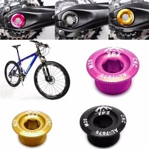 Crank Cover Screw Cap M20 MTB Crankset Crank Cover Aluminum BMX Road Bike Fitting