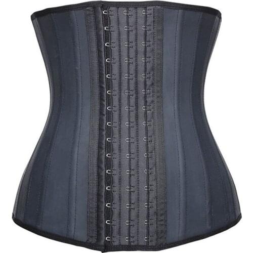 Latex Waist Trainer Modeling Strap Body Shaper Shapewear Slimming Belt Belly Slimming Sheath Boned Underbust Corset 6XL