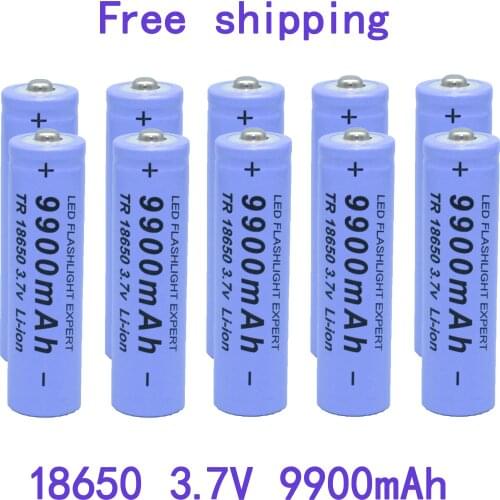 Li-ion bateria alta calidad 9900mah 18650 3.7v baterias de li-ion bateria recarregavei para lanternatocha frete gratis