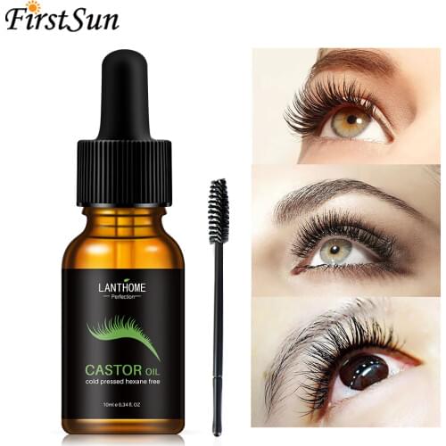 10ml Castor Oil for Eyelash Growth Eyebrow Enhancer Thickener Lash Lift Eyelash Lifting Lengthening Enhancing Serum Eyes Serum