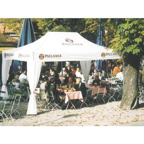 Roof Printed 3m x 4.5m (10ft x 15ft ) Pop Up Gazebo wedding Marquee Event Tents Folding Tent Party Canopy with Leg Curtains