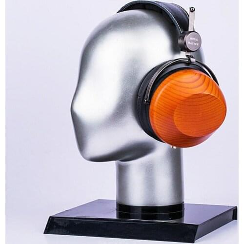 Music Master 66mm Nano Diaphragm Flat Wooden Hifi Music Audiophile Musician Over-Ear Closed-Back Headphones PK HE-R10 HD800