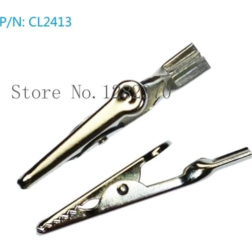 [SA] CL2413 2mm pen multimeter probes alligator clip alligator clip Telephone Telephone Prod Clip --100pcs/lot