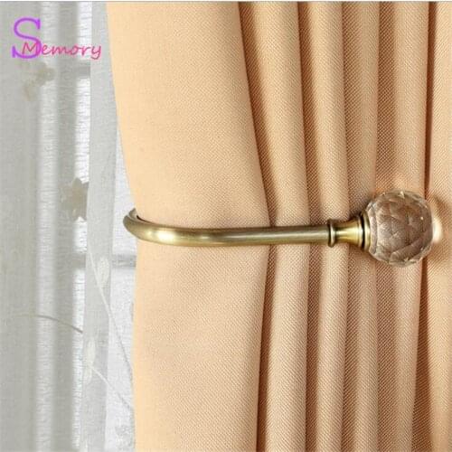 Zinc alloy U Curtain Tie Back Tieback Holders Wall Hooks Hanger Home Decor