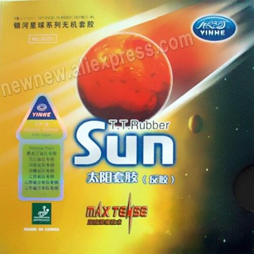 Yinhe Milky Way Galaxy Sun Factory Tuned pips-in table tennis pingpong rubber with sponge
