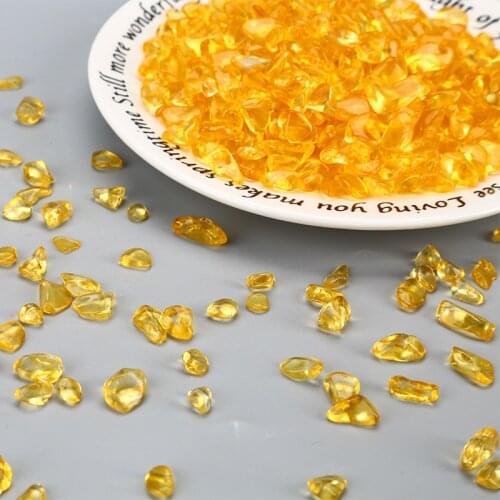 100g Natural Citrine Yellow Quartz Crystal Stone Rock Polished Gravel Specimen natural stones minerals decoration DIY craft D3