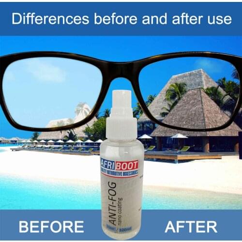 100ml Anti-Fog Spray Waterproof Rainproof And Anti-fog Car Window Mirror Motorcycle Helmet Lens Bathroom Mirror Clear Spray