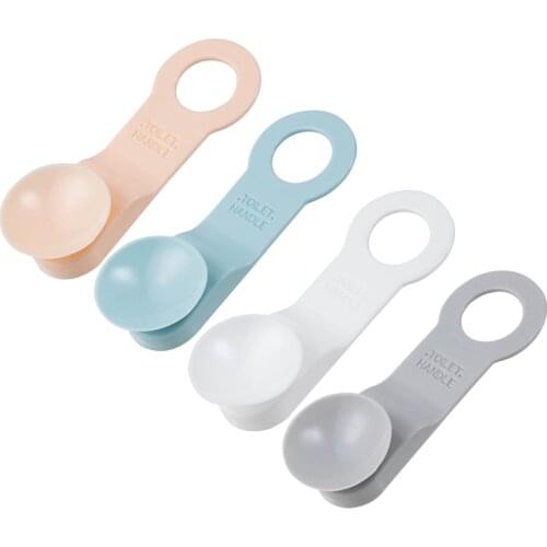 2 Pcs Toilet Seat Cover Lifter Sanitary Closestool Lid Handle Cushion Lifting Device K0AB