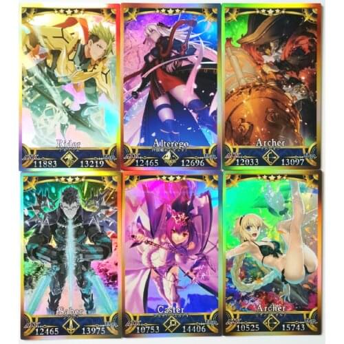 36pcs/set Fate/FGO The Holy Grail War Alter Toys Hobbies Hobby Collectibles Game Collection Anime Cards