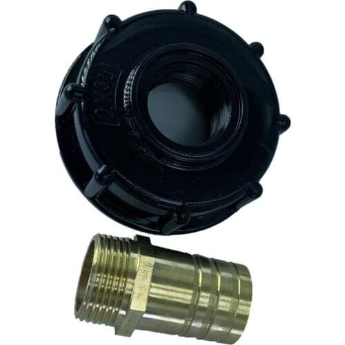 S60x6 IBC Hose Adapter Water Hose Male Adapter G3/4" Ton Barrel Fittings Durable Joint IBC Tote Parts Faucet Accessories