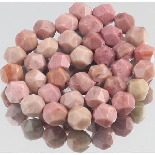 AAA Natural Faceted Rhodochrosite Stone Beads Gem Loose Spacer Beads For Jewelry Making 6/8/10MM Diy Charm Necklace Bracelets