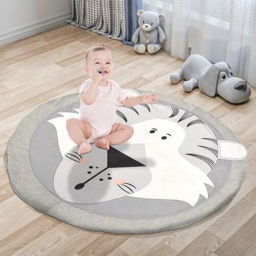 Baby Climbing Ins the New Round of Cartoon Cold Insulation MATS Children Without Glue Cotton Baby Crawling Mat Lovely Variety