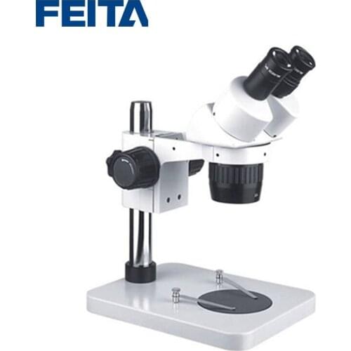 FT-6024B1 Binocular stereo microscope with led lamp best quality FEITA