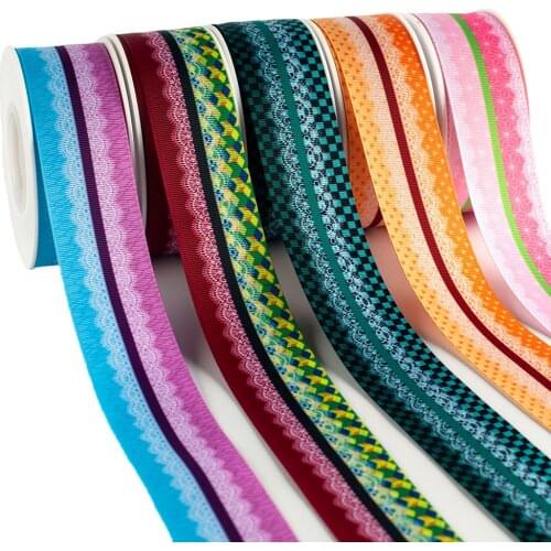 Demon Slayer Exquisite Grosgrain Ribbon Handicraft Decoration Bow Printing Ribbon 10 Yards