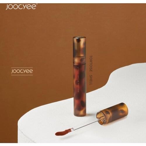 Joocyee Tortoise Shell Velvet Matte Liquid Lipstick Lip Gloss Glaze Smoothly Moisturizing Waterproof Long-lasting Makeup