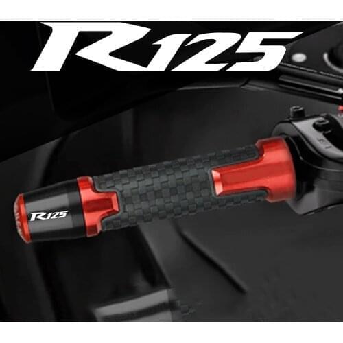 Motorcycle 7/8" Handlebar Grips Aluminum Bar End Plug For YAMAHA YZF-R125 YZFR125 YZF R125 2014 2015 2016 2017 2018 2019 2020